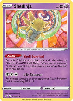 Shedinja (066/185) [Sword & Shield: Vivid Voltage]-1