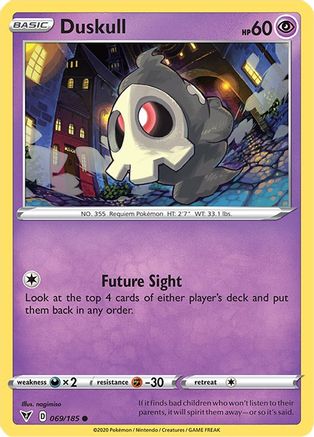 Duskull (069/185) [Sword & Shield: Vivid Voltage]-1