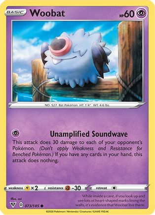 Woobat (073/185) [Sword & Shield: Vivid Voltage]-1