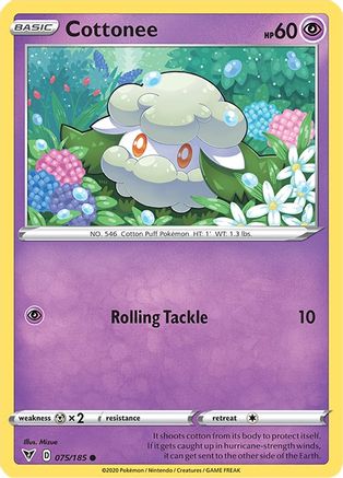 Cottonee (075/185) [Sword & Shield: Vivid Voltage]-1