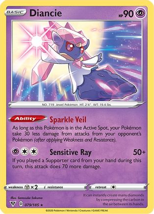 Diancie (079/185) [Sword & Shield: Vivid Voltage]-1