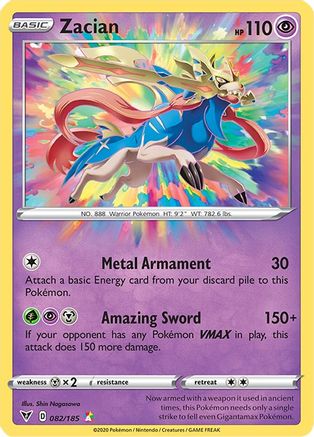 Zacian (082/185) [Sword & Shield: Vivid Voltage]-1