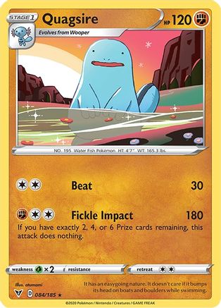 Quagsire (084/185) [Sword & Shield: Vivid Voltage]-1