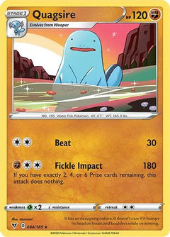 Quagsire (084/185) [Sword & Shield: Vivid Voltage]-1