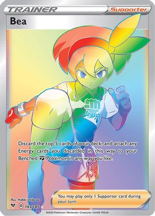 Bea (193/185) [Sword & Shield: Vivid Voltage]-1