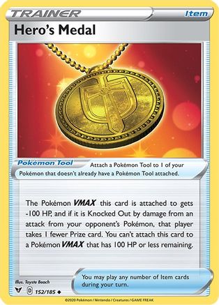 Hero's Medal (152/185) [Sword & Shield: Vivid Voltage]-1