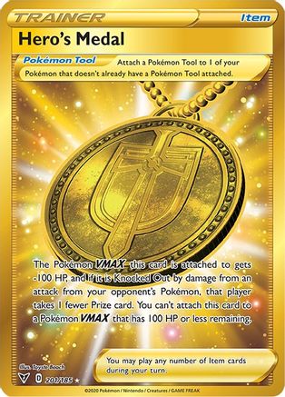 Hero's Medal (201/185) [Sword & Shield: Vivid Voltage]-1