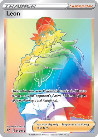 Leon (195/185) [Sword & Shield: Vivid Voltage]-1