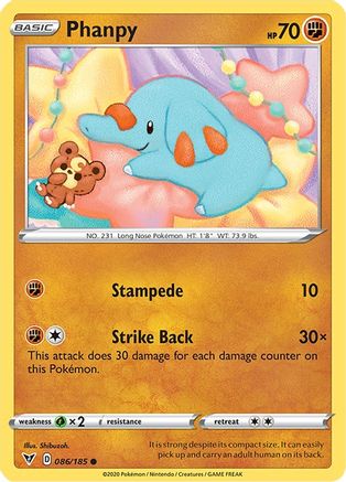 Phanpy (086/185) [Sword & Shield: Vivid Voltage]-1