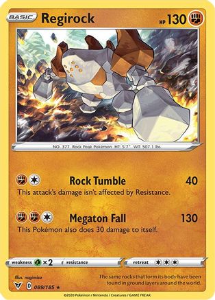 Regirock (089/185) [Sword & Shield: Vivid Voltage]-1