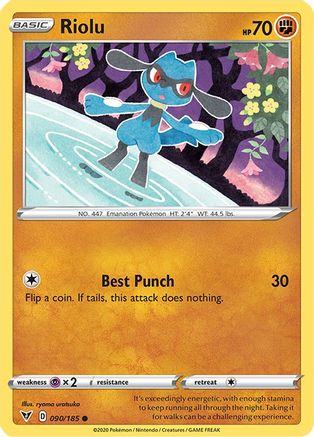 Riolu (090/185) [Sword & Shield: Vivid Voltage]-1
