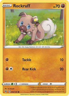 Rockruff (094/185) [Sword & Shield: Vivid Voltage]-1