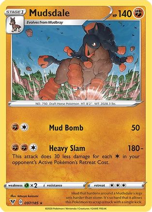 Mudsdale (097/185) [Sword & Shield: Vivid Voltage]-1