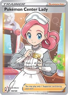 Pokemon Center Lady (185/185) [Sword & Shield: Vivid Voltage]-1