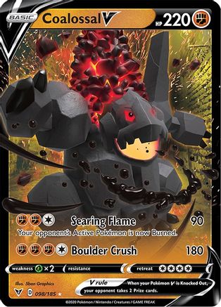 Coalossal V (098/185) [Sword & Shield: Vivid Voltage]-1