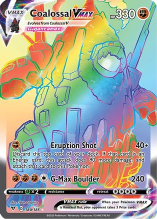 Coalossal VMAX (189/185) [Sword & Shield: Vivid Voltage]-1