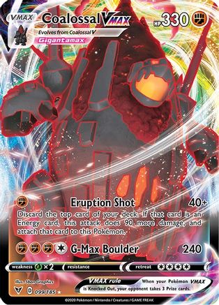 Coalossal VMAX (099/185) [Sword & Shield: Vivid Voltage]-1
