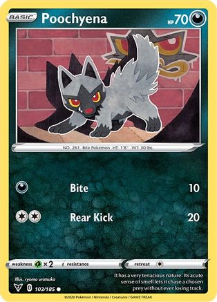 Poochyena (103/185) [Sword & Shield: Vivid Voltage]-1
