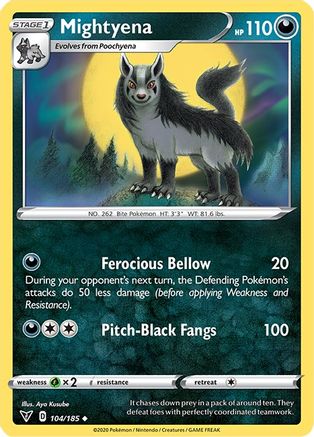 Mightyena (104/185) [Sword & Shield: Vivid Voltage]-1