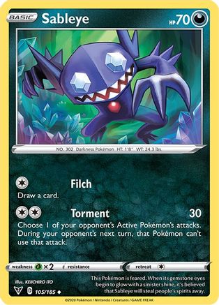 Sableye (105/185) [Sword & Shield: Vivid Voltage]-1
