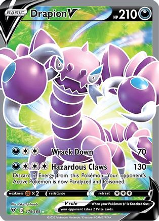 Drapion V (175/185) [Sword & Shield: Vivid Voltage]-1