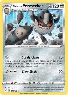 Galarian Perrserker (113/185) [Sword & Shield: Vivid Voltage]-1