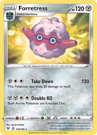 Forretress (114/185) [Sword & Shield: Vivid Voltage]-1
