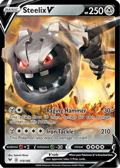 Steelix V (115/185) [Sword & Shield: Vivid Voltage]-1