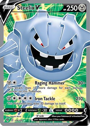 Steelix V (176/185) [Sword & Shield: Vivid Voltage]-1