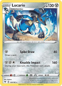 Lucario (120/185) [Sword & Shield: Vivid Voltage]-1
