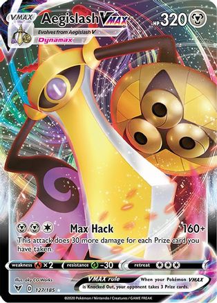Aegislash VMAX (127/185) [Sword & Shield: Vivid Voltage]-1