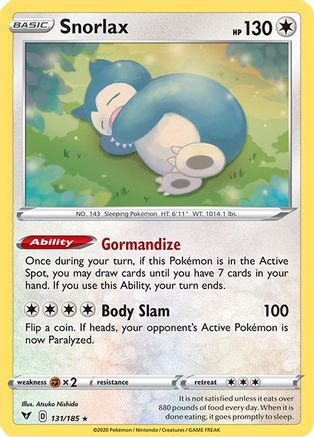 Snorlax (131/185) [Sword & Shield: Vivid Voltage]-1