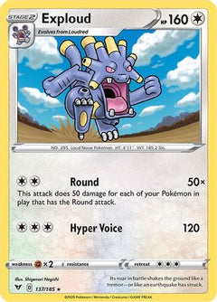 Exploud (137/185) [Sword & Shield: Vivid Voltage]-1