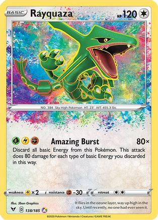Rayquaza (138/185) [Sword & Shield: Vivid Voltage]-1