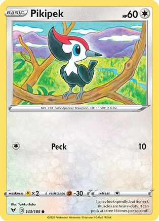 Pikipek (143/185) [Sword & Shield: Vivid Voltage]-1