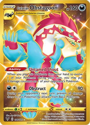 Galarian Obstagoon (198/185) [Sword & Shield: Vivid Voltage]-1