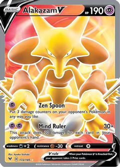 Alakazam V (172/185) [Sword & Shield: Vivid Voltage]-1