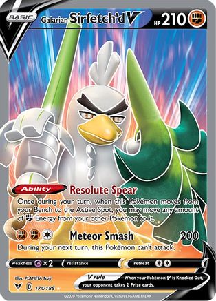 Galarian Sirfetch'd V (174/185) [Sword & Shield: Vivid Voltage]-1