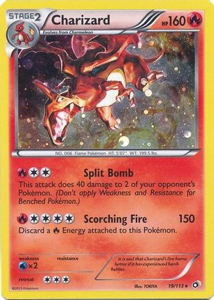 Charizard (19/113) (Cosmos Holo) [Black & White: Legendary Treasures]-1
