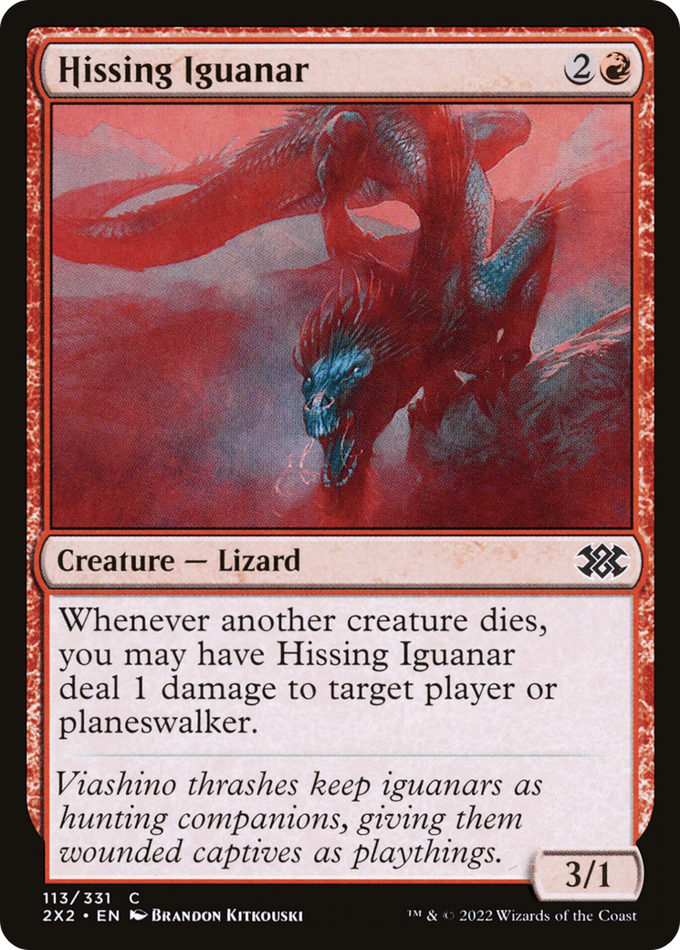 Hissing Iguanar [Double Masters 2022]-1