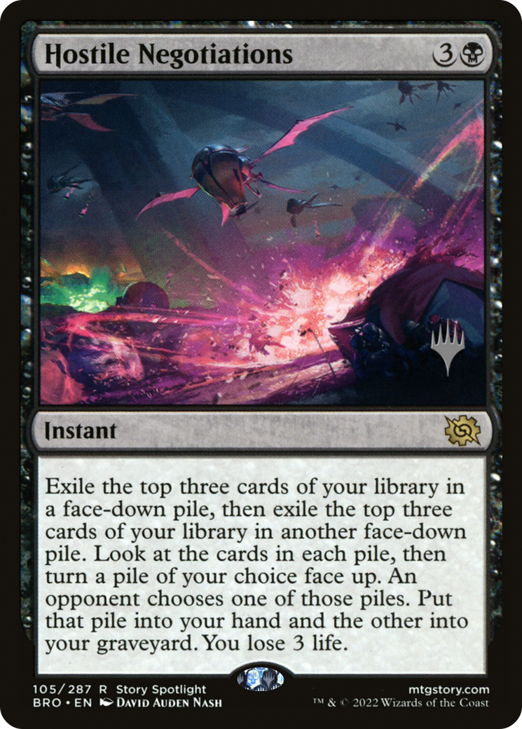 Hostile Negotiations (Promo Pack) [The Brothers' War Promos]-1