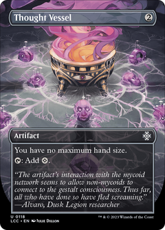Thought Vessel (Borderless) [The Lost Caverns of Ixalan Commander]-1