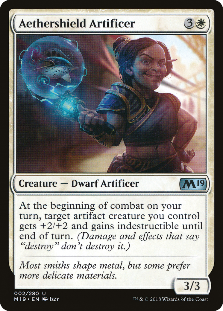 Aethershield Artificer [Core Set 2019]-1