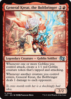 General Kreat, the Boltbringer (Anime) [Foundations Jumpstart]-1
