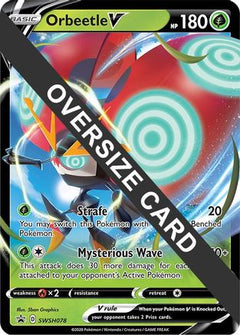 Orbeetle V (SWSH078) (Jumbo Card) [Sword & Shield: Black Star Promos]-1