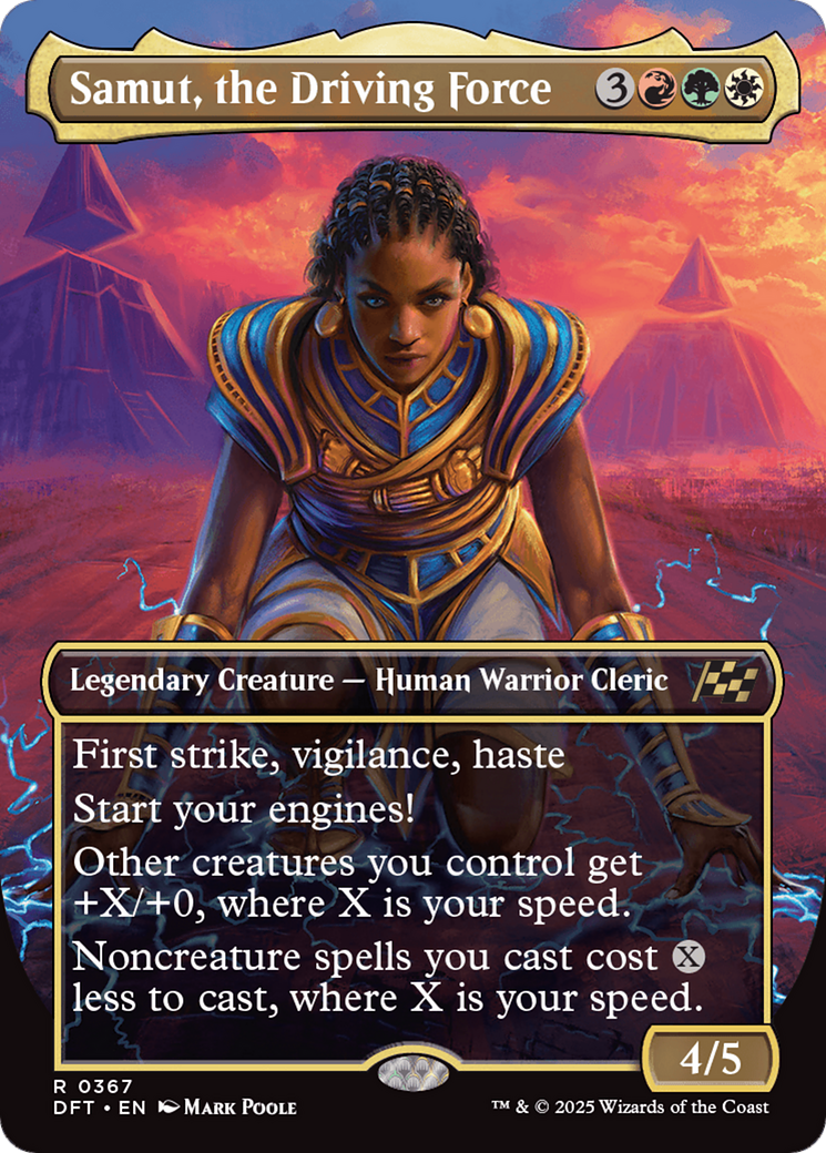Samut, the Driving Force (Borderless) [Aetherdrift]-1