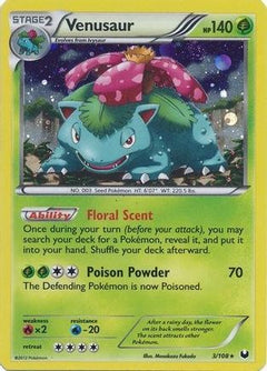 Venusaur (3/108) (Cosmos Holo) (Blister Exclusive) [Black & White: Dark Explorers]-1