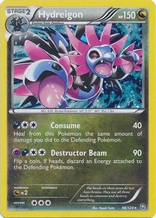Hydreigon (98/124) (Cosmos Holo) (Blister Exclusive) [Black & White: Dragons Exalted]-1