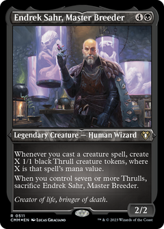 Endrek Sahr, Master Breeder (CMM-511) - Commander Masters Etched Foil-1