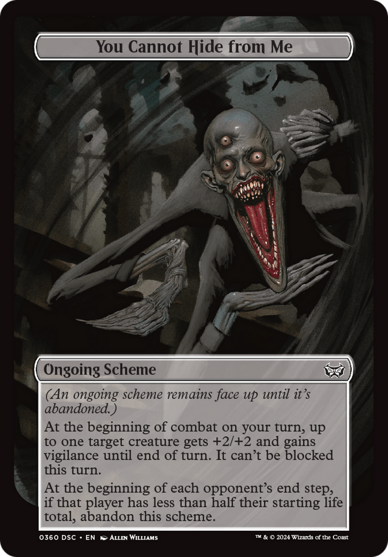 You Cannot Hide from Me (Full Art) (A:DSC-360) - Duskmourn: House of Horror Commander-1